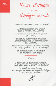 Image de REVUE D'ETHIQUE ET DE THEOLOGIE MORALE - NUMERO 302
