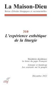 Image de REVUE LA MAISON DIEU - N 310 L'EXPERIENCE ESTHETIQUE DE LA LITURGIE