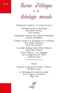 Image de REVUE D'ETHIQUE ET DE THEOLOGIE MORALE - N 314