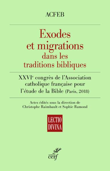 Picture of EXODES ET MIGRATIONS DANS LES TRADITIONS BIBLIQUES