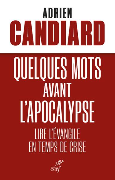 Picture of QUELQUES MOTS AVANT L'APOCALYPSE - LIRE L'EVANGILE EN TEMPS DE CRISE