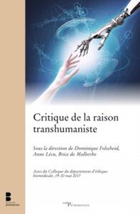 Picture of CRITIQUE DE LA RAISON TRANSHUMANISTE