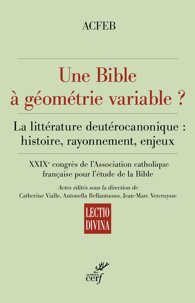 Picture of Une Bible à géométrie variable ?