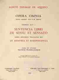Image de SENTENTIA LIBRI DE SENSU (DE MEMORIA) T2