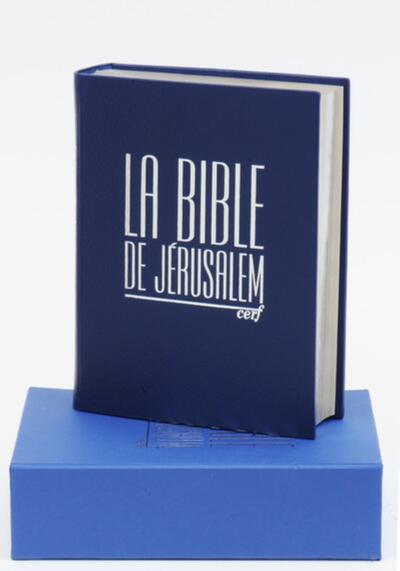 Picture of LA BIBLE DE JERUSALEM - MAJOR CUIR BLEU