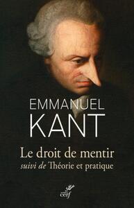Picture of LE DROIT DE MENTIR SUIVI DE THEORIE ET PRATIQUE