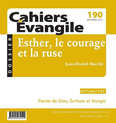 Image de CAHIERS EVANGILE - NUMERO 190 ESTHER, LE COURAGE ET LA RUSE