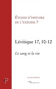 Image de LÉVITIQUE 17, 10-12
