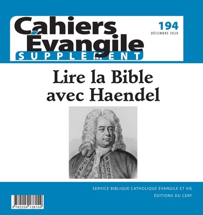 Image de CAHIER EVANGILE - NUMERO 194 - SUPPLEMENT -