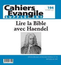 Image de CAHIER EVANGILE - NUMERO 194 - SUPPLEMENT -