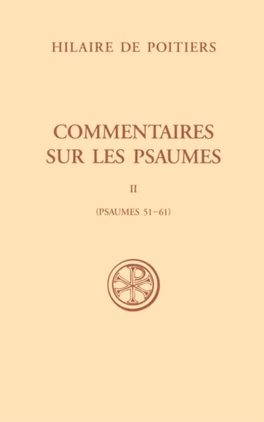 Picture of SC 565 COMMENTAIRES SUR LES PSAUMES - TOME 2 (PSAUMES 51-61)