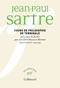 Picture of Cours de philosophie de terminale pris sous la dictée par son élève Maurice Mermet