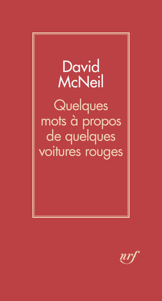 Picture of Quelques mots à propos de quelques voitures rouges
