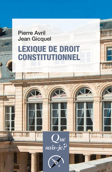 Picture of Lexique de droit constitutionnel