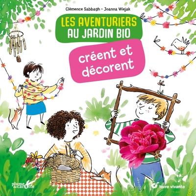 Image de Les aventuriers au jardin bio créent et décorent