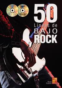 Picture of BRUNO TEJEIRO: 50 LINEAS DE BAJO ROCK (LIBRO/CD/DVD) +DVD