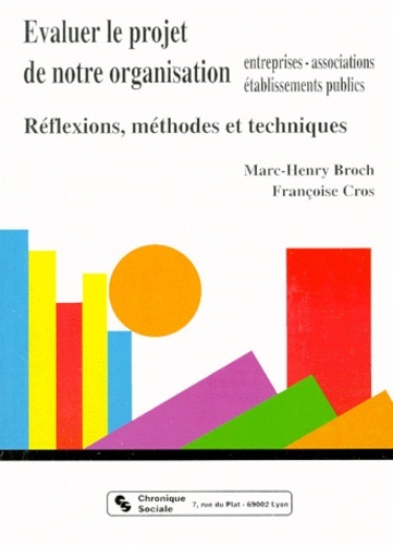 Image de EVALUER LE PROJET DE NOTRE ORGANISATION