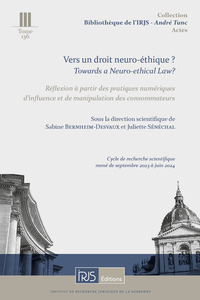 Image de T.136. Vers un droit neuro-éthique ?