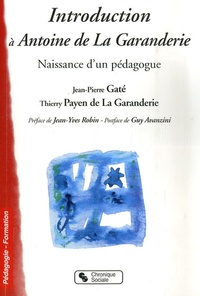 Image de Introduction à Antoine de la Garanderie naissance d'un pédagogue