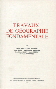 Image de Travaux de géographie fondamentale