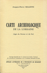 Picture of Carte archéologique de la Lorraine