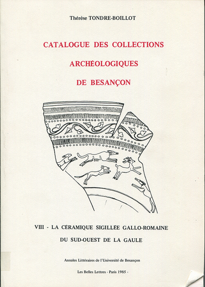 Picture of Catalogue des collections archéologiques de Besançon, VIII