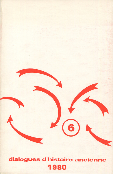 Picture of Dialogues d'histoire ancienne, n° 6/1980