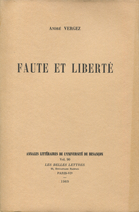 Picture of Faute et liberté