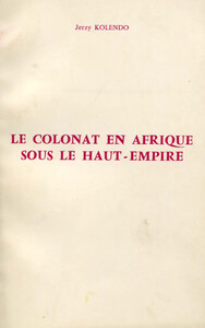 Picture of Le colonat en Afrique sous le Haut Empire