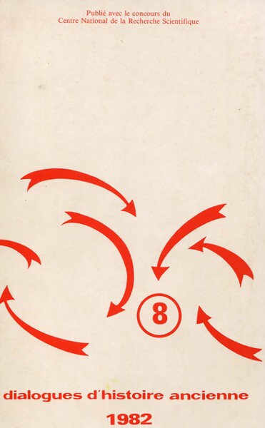 Picture of Dialogues d'histoire ancienne, n° 8/1982