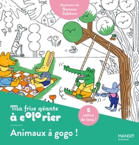 Image de Ma frise géante à colorier Animaux à gogo !