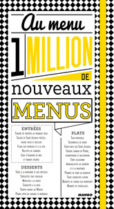 Picture of 1 MILLION DE NOUVEAUX MENUS DU MONDE