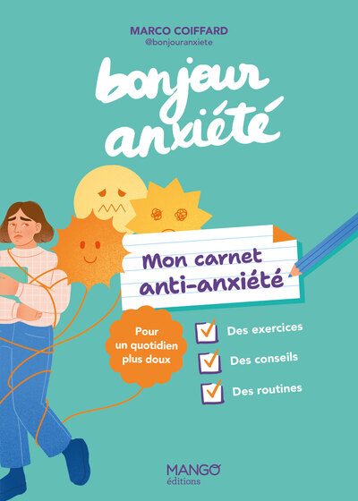 Picture of Mon carnet anti-anxiété - Bonjour anxiété