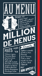 Picture of AU MENU...PLUS D'1 MILLION DE MENUS !