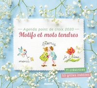Picture of Agenda point de croix 2020 : Motifs et mots tendres
