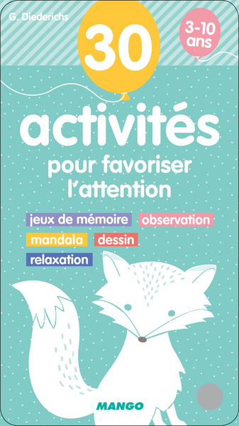 Image de 30 activités pour favoriser l'attention