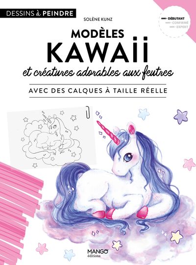 Picture of Modèles kawaii et créatures adorables aux feutres