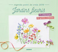 Picture of Agenda point de croix 2019 Jardins fleuris