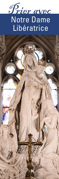 Picture of Signet "Prier avec" Notre dame Libératrice - Lot de 10