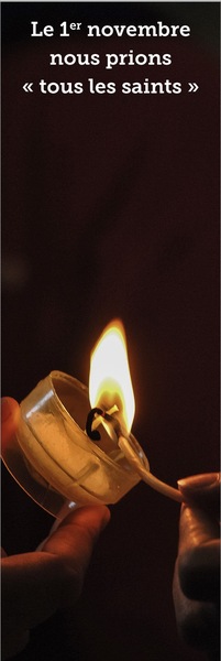 Picture of Signet prière et liturgie - 1 novembre nous prions tous les saints - Lot de 10