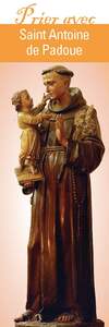 Image de Signet prier avec Saint Antoine de Padoue - Lot de 10