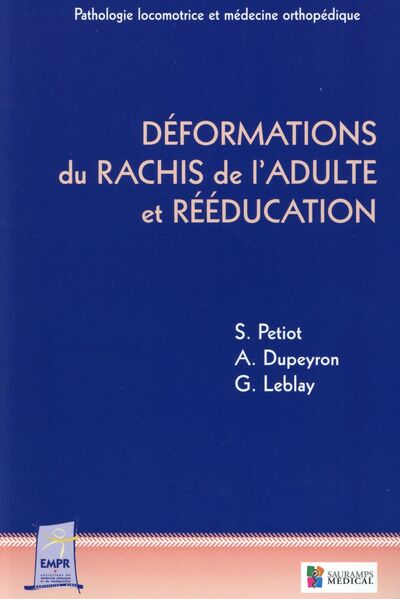 Picture of DEFORMATIONS DU RACHIS DE L ADULTE ET REEDUCATION
