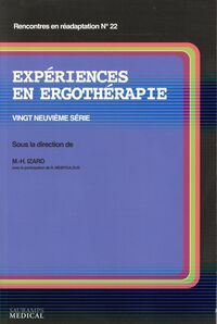 Picture of EXPERIENCES EN ERGOTHERAPIE 29E SERIE