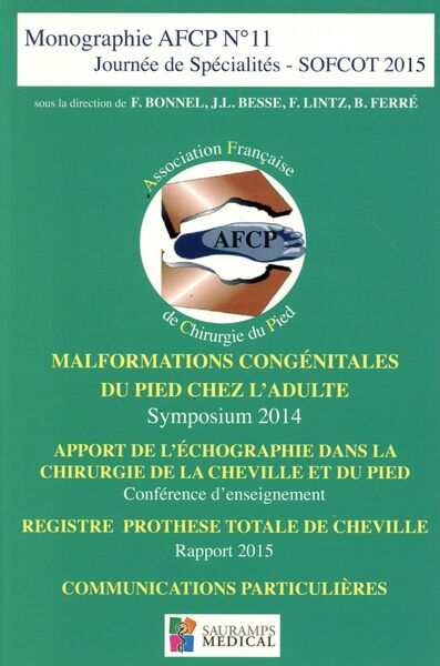 Picture of MALFORMATIONS CONGENITALES DU PIED CHEZ L ADULTE-AFCP N 11