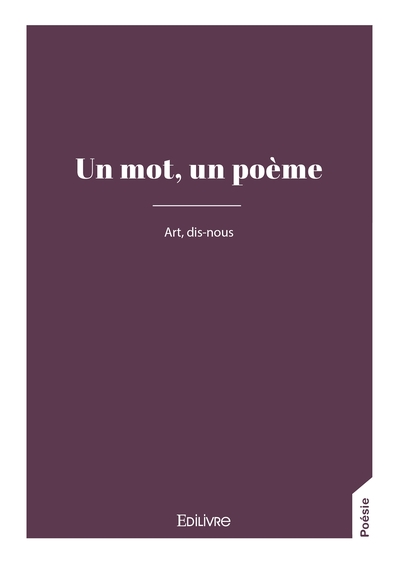 Picture of Un mot, un poème