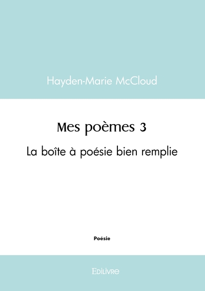 Picture of Mes poèmes - Tome 3