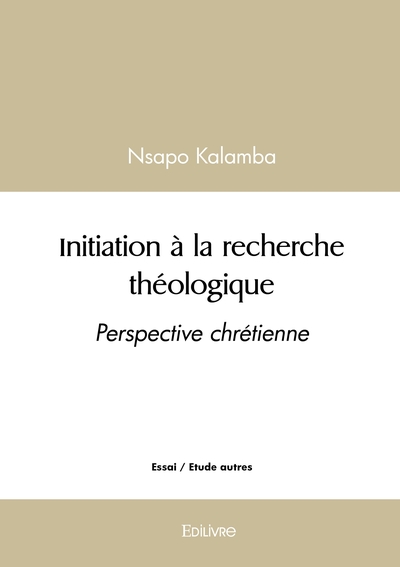 Picture of Initiation à la recherche théologique