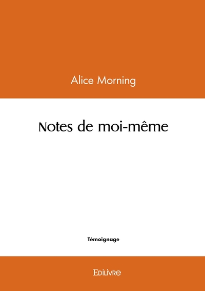 Picture of Notes de moi-même