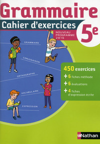 Picture of Cahier de grammaire 5è 2016 - Cahier de l'élève