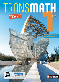 Image de Transmath 1re - Manuel 2019